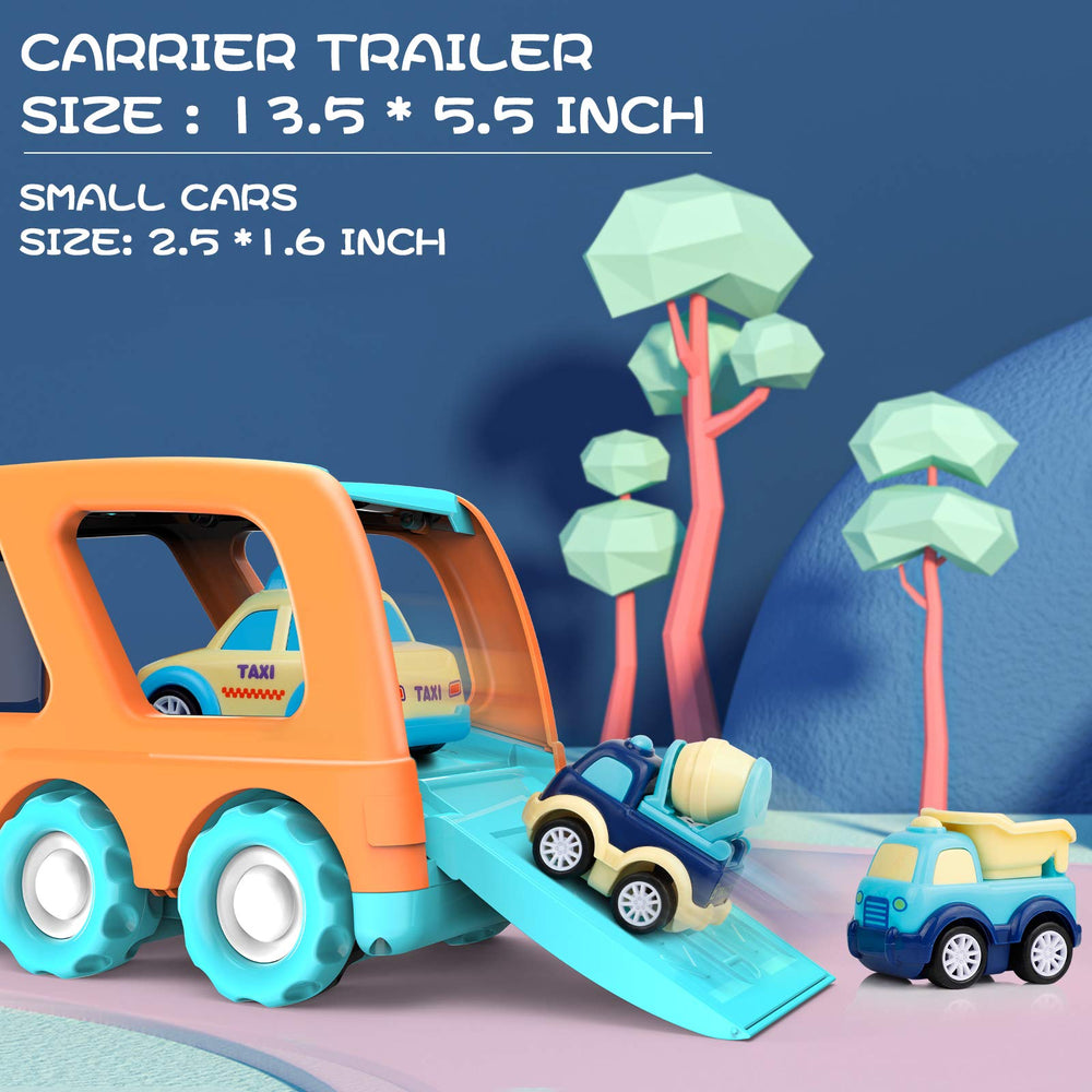 Forty4 nine-pack cars toys mixer-truck fosters hand-eye coordination through play.