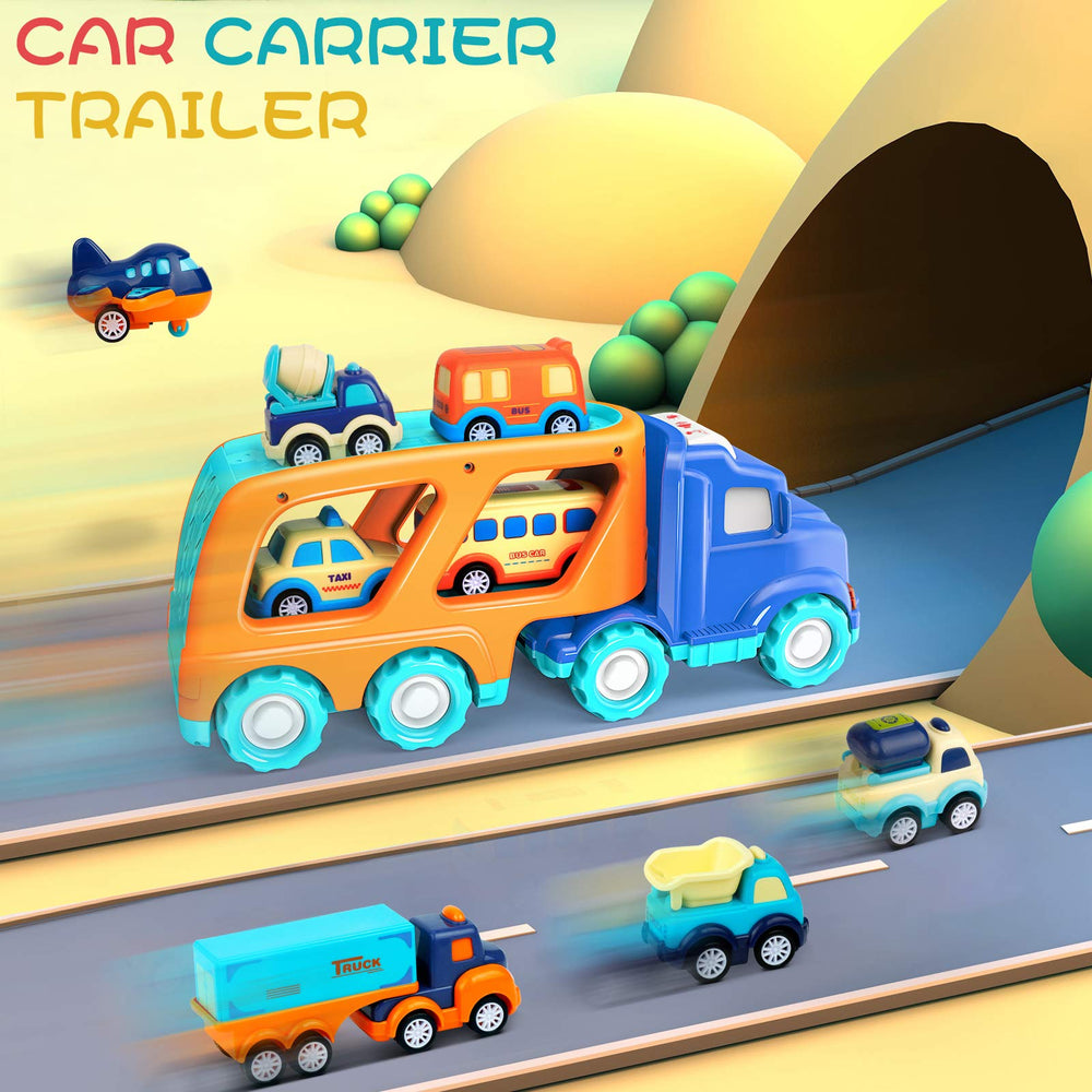 Forty4 nine-pack cars toys school-bus supports storytelling and route exploration.