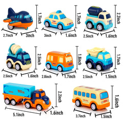 Forty4 nine-pack cars toys transport-truck reliable carrier for portable playtime.