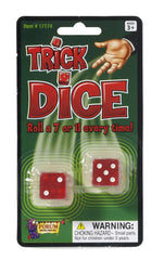 Forum Novelties Loaded Trick Dice roll-7-11 for entertaining party pranks