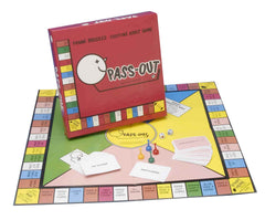Forum Novelties Pass-Out Drinking Board Game folding board setup for a lively party
