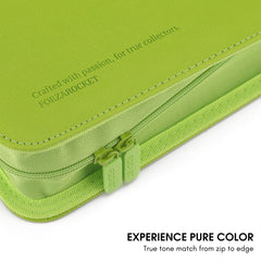 FORZAROCKET 324 Toploader Binder zippered closure, protects from dust and spills.