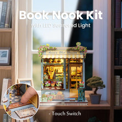Fsolis Book Nook Kit – shelf decor kit sparks creativity on your shelf