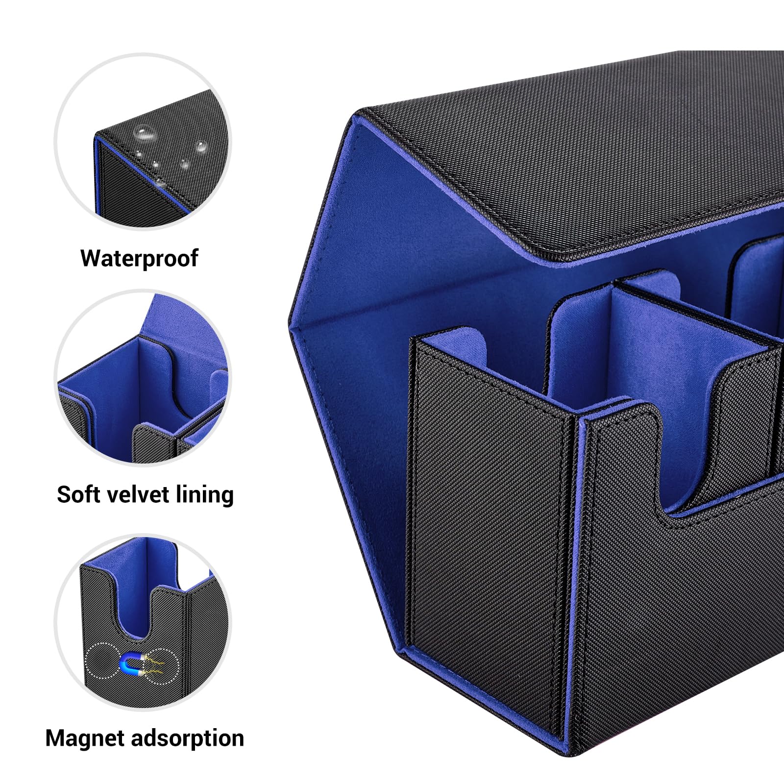 FOTEEMO card box dice tray adds convenient storage for gameplay tokens.