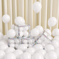 FOTIOMRG 5in white balloons pack for quick party decorating