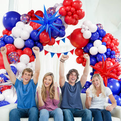 FOTIOMRG red confetti balloon 12inch adds festive detail