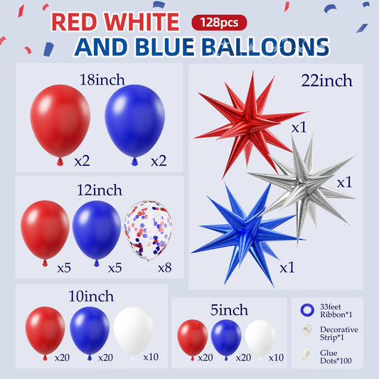 FOTIOMRG royal blue 18inch balloon for bold patriotic accents