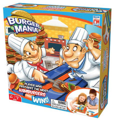 Fotorama Burger Mania on the conveyor belt action boosts fast-paced play and hand-eye coordination