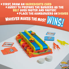 Fotorama Burger Mania ingredients display invites kids to customize burgers