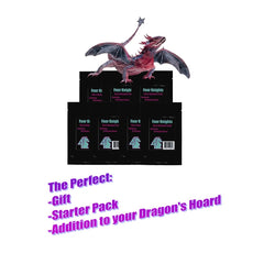 Four Knights MTG rarity symbols on pack suggest collectible treasure.