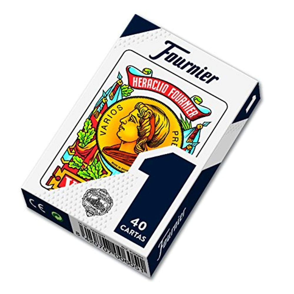 Fournier No.1 Spanish playing cards front view for authentic home games