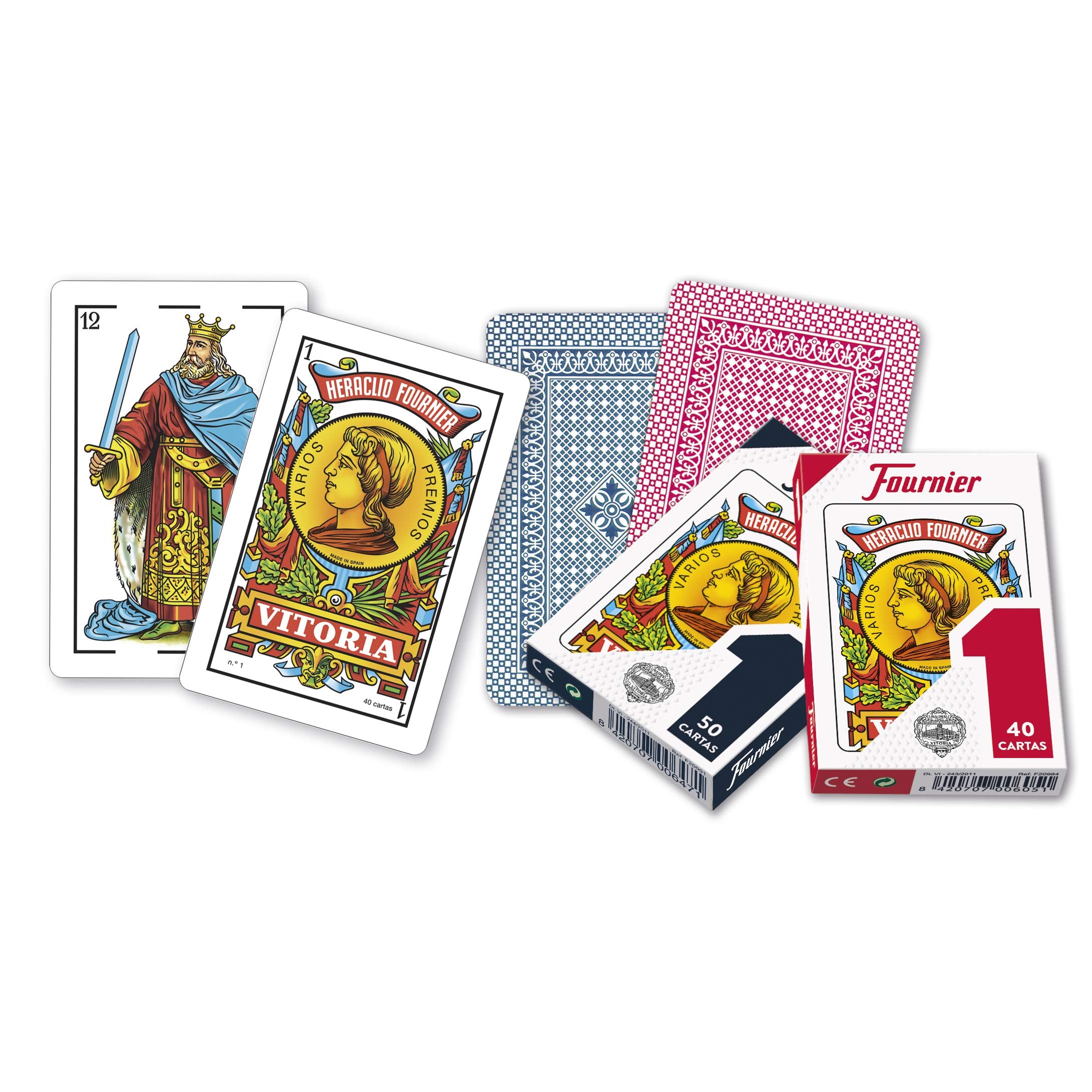 Fournier No.1 cards back design echoes classic aesthetics for collectors
