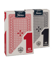 Fournier No.1 cards close-up pips highlight traditional Spanish suits