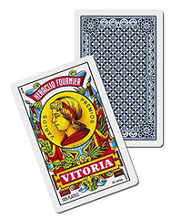 Fournier No. 2100 durable plastic cards support both home games and clubs.