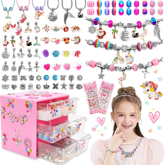 FOVRPUIB bracelet kit with colorful beads for imaginative dress-up play and creative confidence.