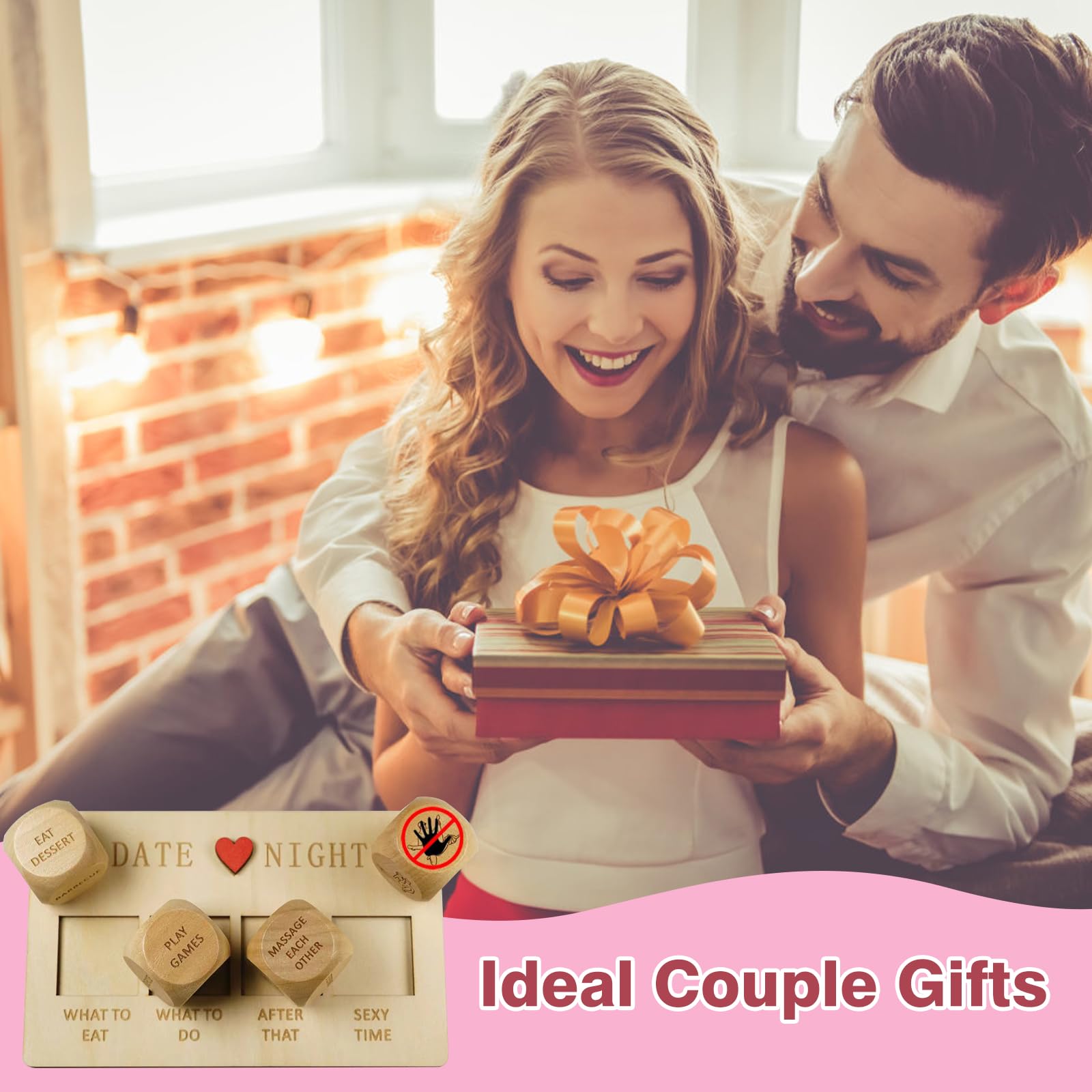 FOWSEEK Date Night Dice gift box, perfect couples gift for occasions.