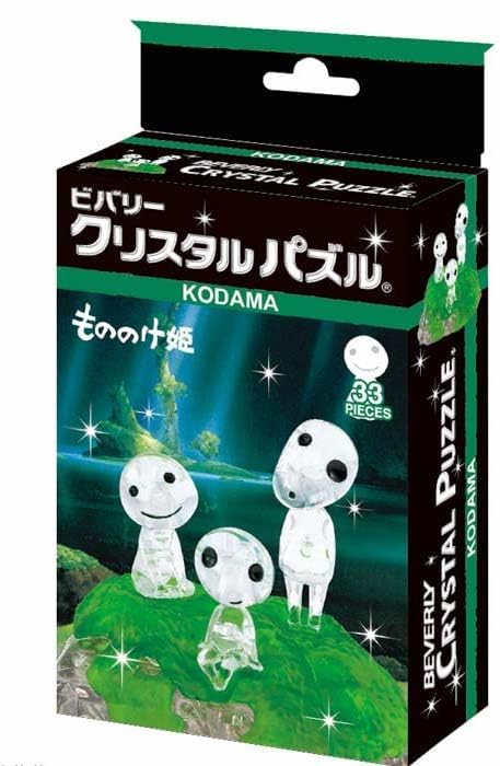 FOXCUP Kodama crystal puzzle, 33 pieces, transparent facets ideal for display and collection.