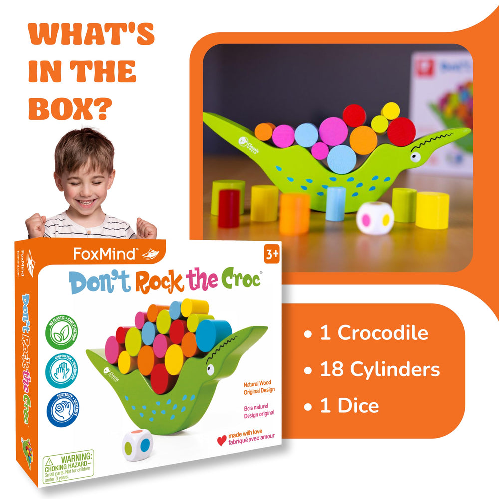 Croc belly balance motif sparks observation and basic strategy, FoxMind.