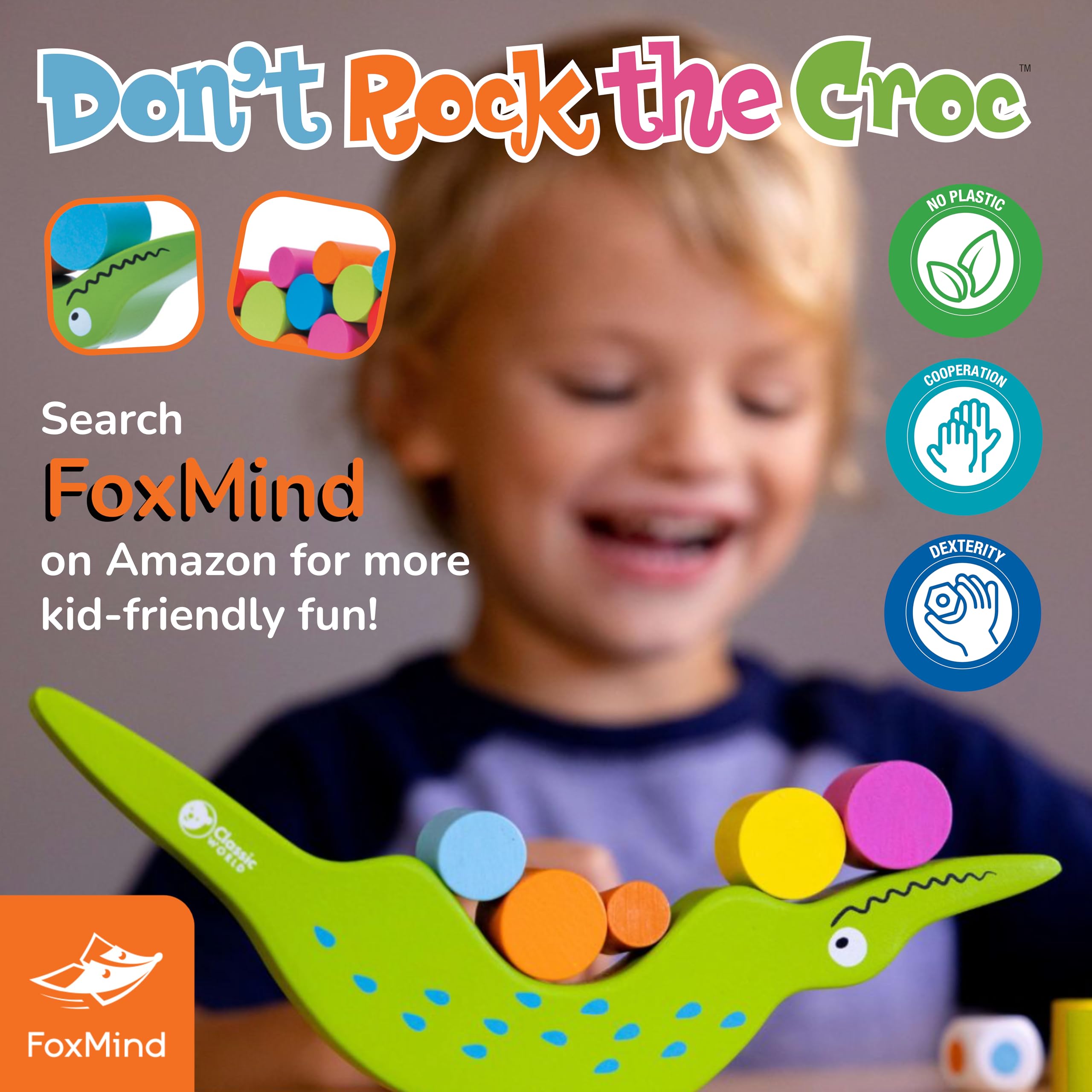 Unbox, arrange pieces, and start a playful learning session with FoxMind and family.