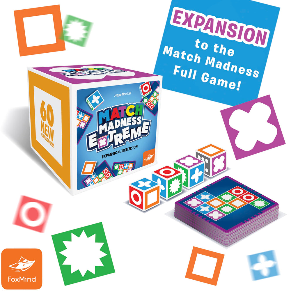 FoxMind Match Madness Extreme supports up to four players for competitive family play