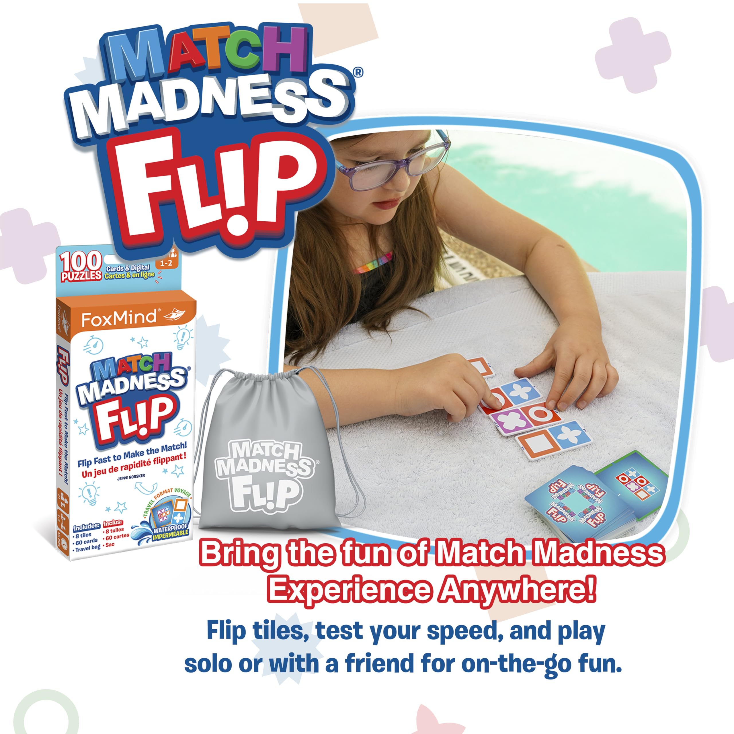 FoxMind Match Madness Flip quick setup for instant play anywhere.