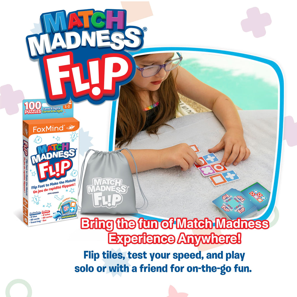 FoxMind Match Madness Flip quick setup for instant play anywhere.