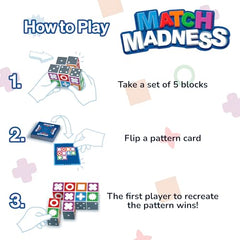 FoxMind Match Madness four block sets arranged for multiplayer setup.