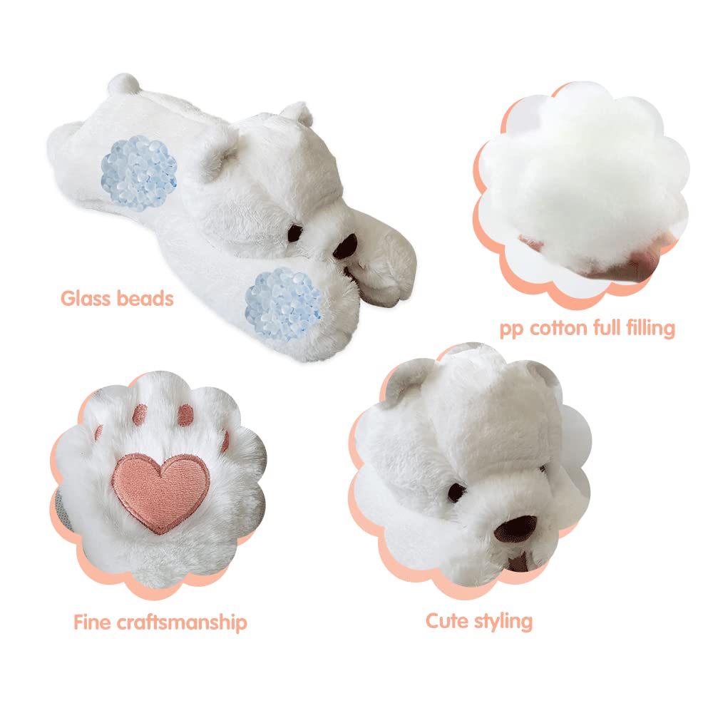 FoxVilla 24inch weighted plush bear for cozy comfort and relaxation.