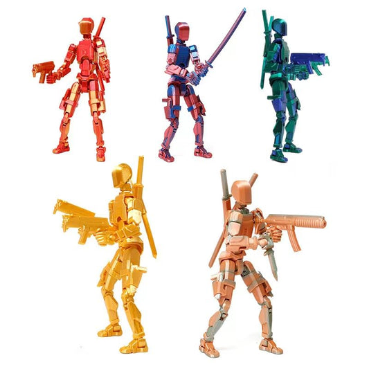 FoxVilla Titan13 side pose highlights durable joints for dynamic poses.