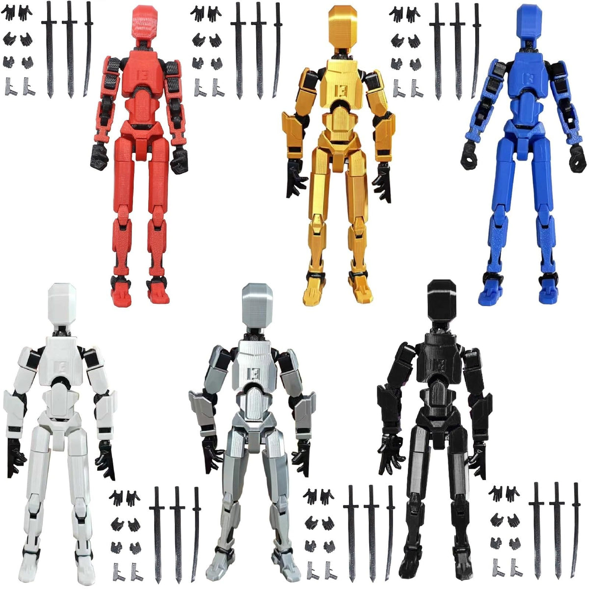 FoxVilla Titan13 front view: pre-assembled figure ready for immediate display.