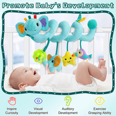 FPVERA crib-arch setup keeps baby entertained at home.