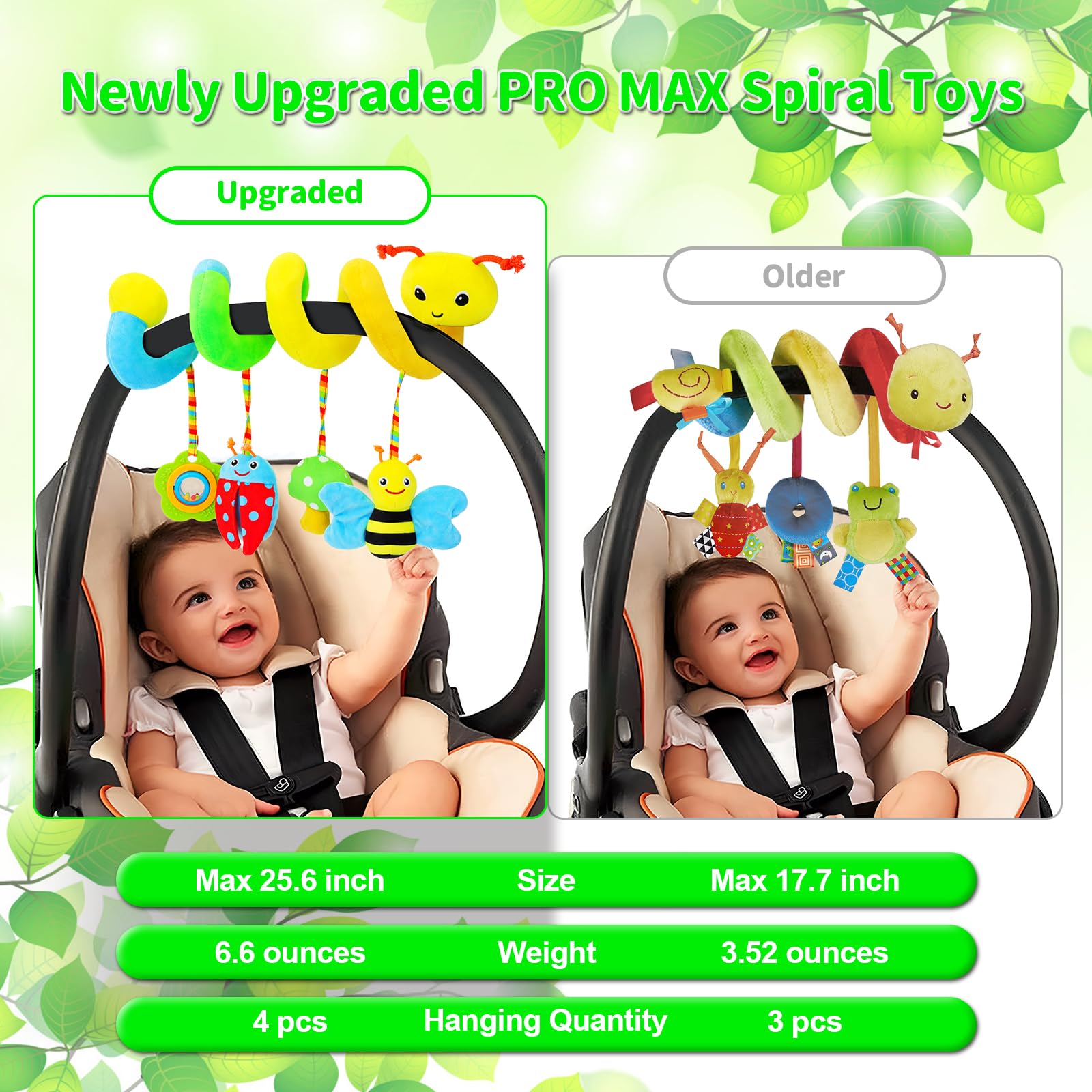 FPVERA soft plush hanging toy for strollers offering soothing tactile appeal.
