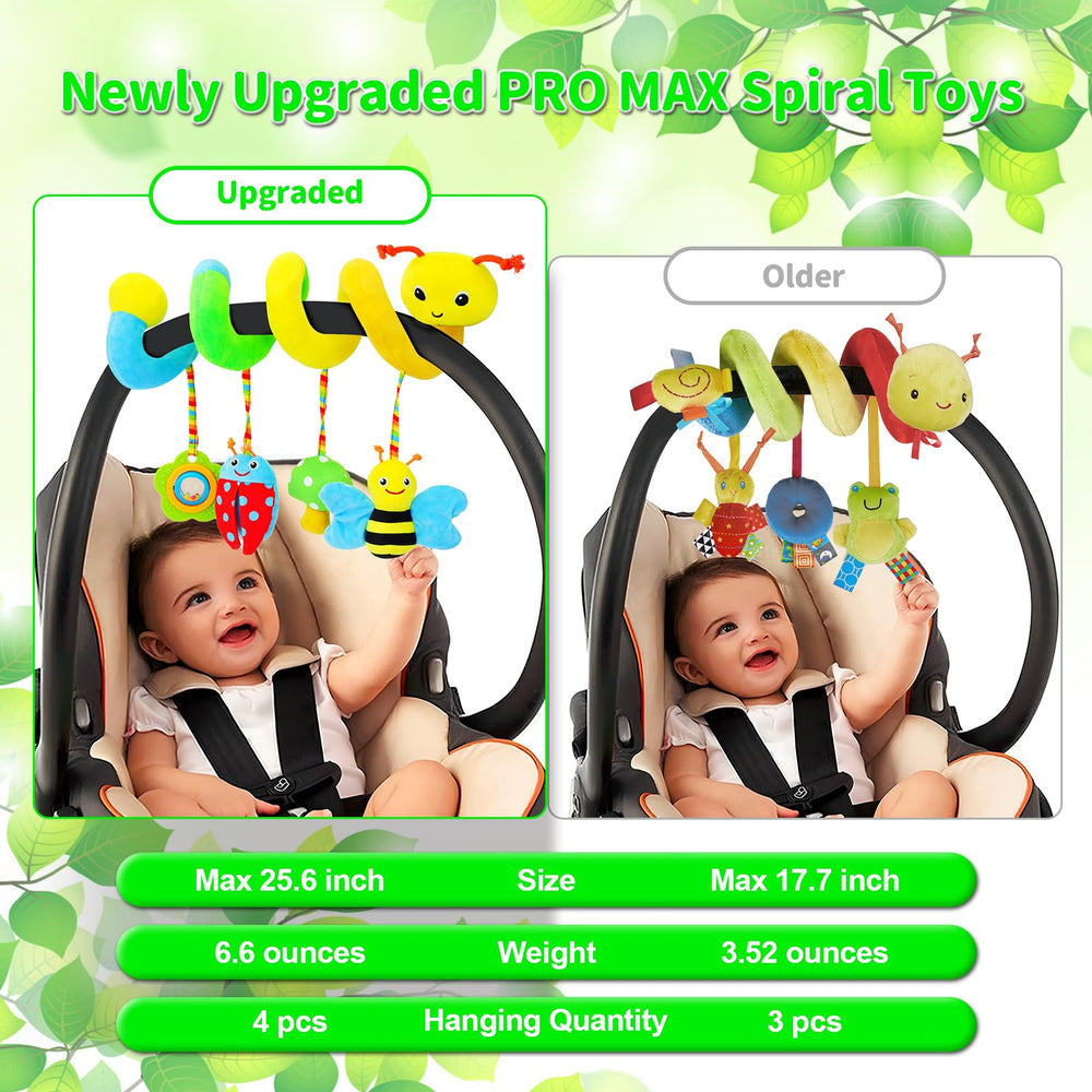 FPVERA soft plush hanging toy for strollers offering soothing tactile appeal.