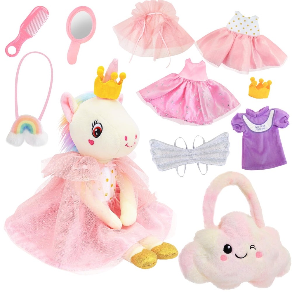 FPVERA unicorn doll hair-styling tools enable playful creativity.