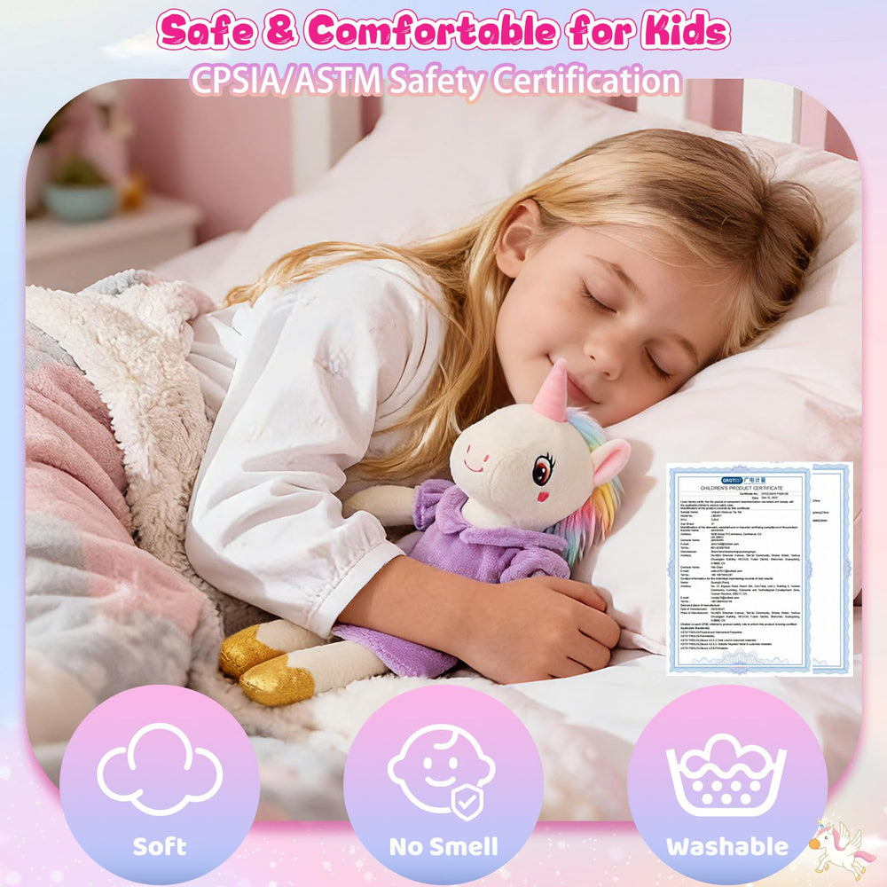 FPVERA unicorn doll pajama set ready for cozy bedtime adventures.