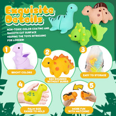 FQKIOMY colour-sorting dino for early color recognition during learning games