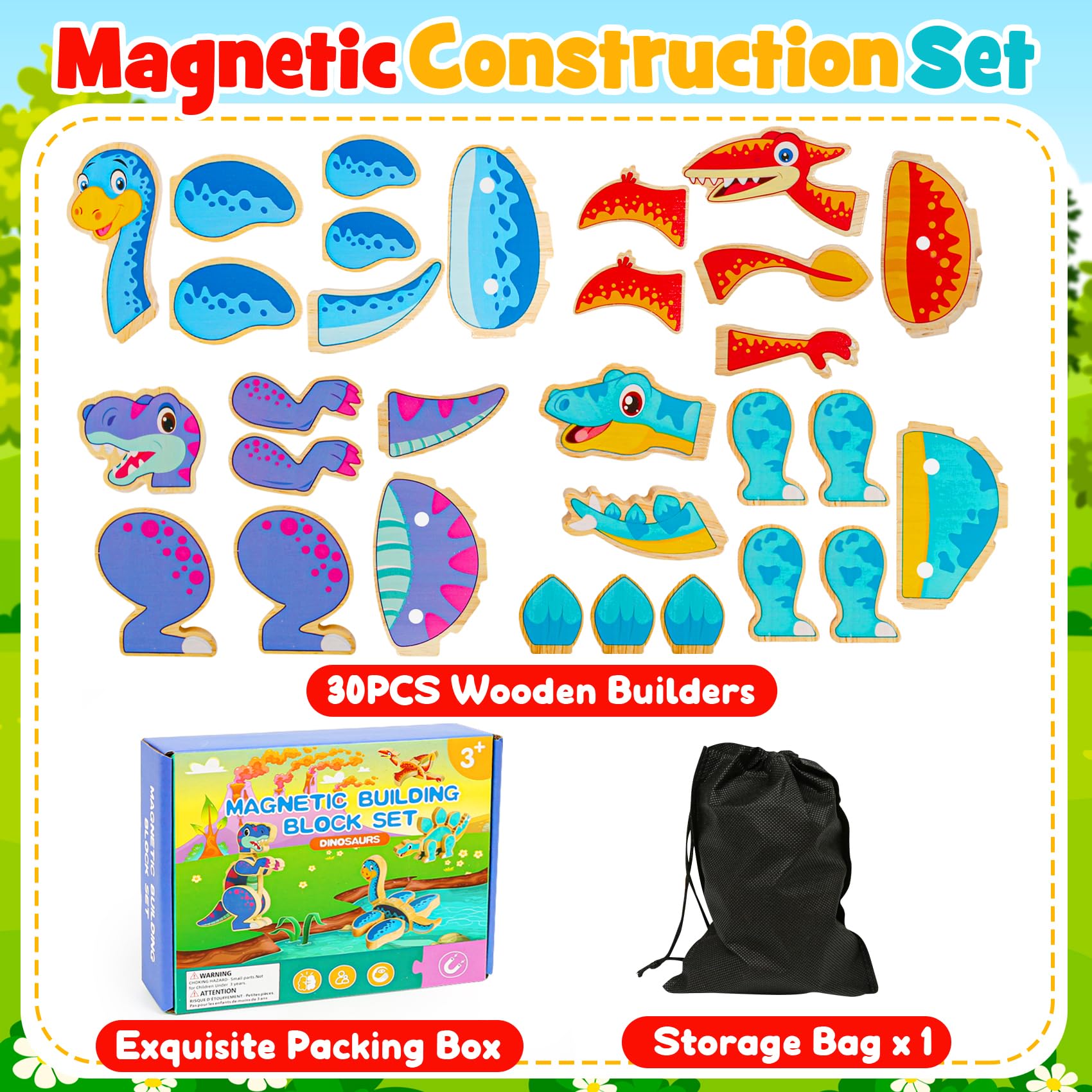 FQKIOMY fine motor dino play improves hand-eye coordination during play.