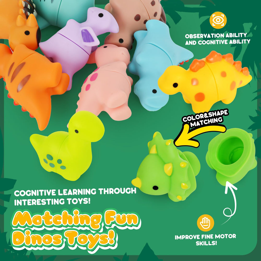 FQKIOMY sensory-dino texture provides satisfying tactile feedback during handling