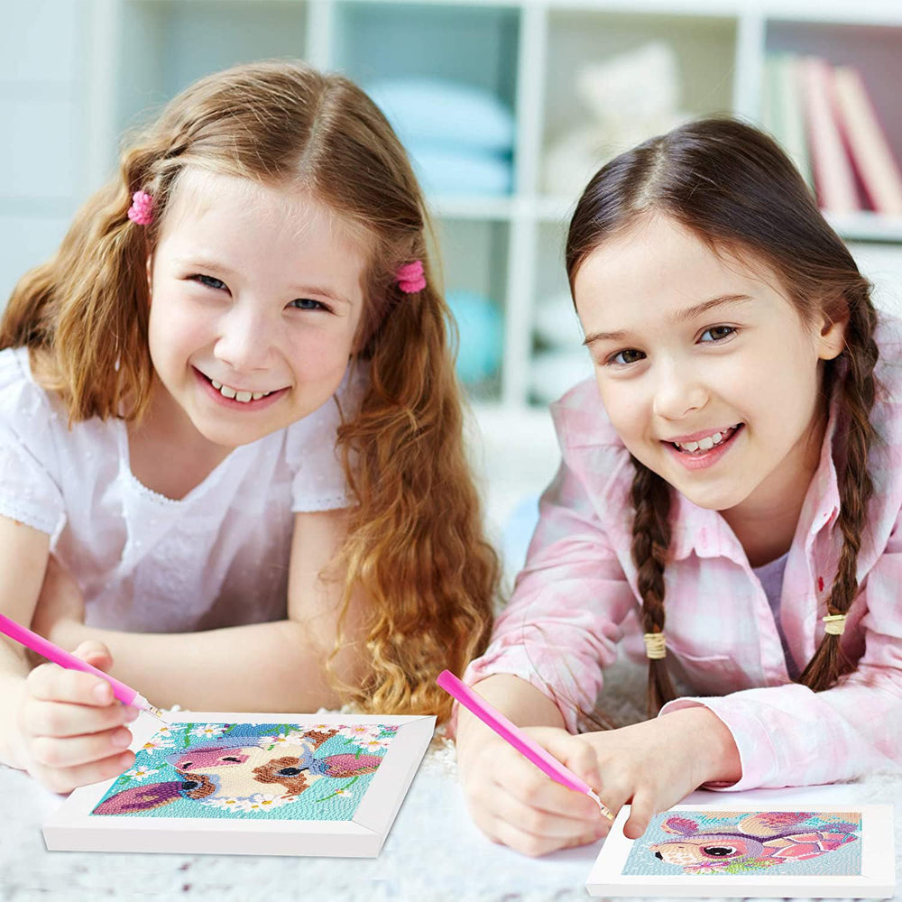 FQOVKYN diamond art kit kid-friendly design for ages 8–12