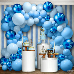 FQZYLCH blue-balloon-arch-kit adaptable for indoor or outdoor events.