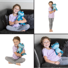 Franco Bruni cuddle pillow on bed ready for storytime.