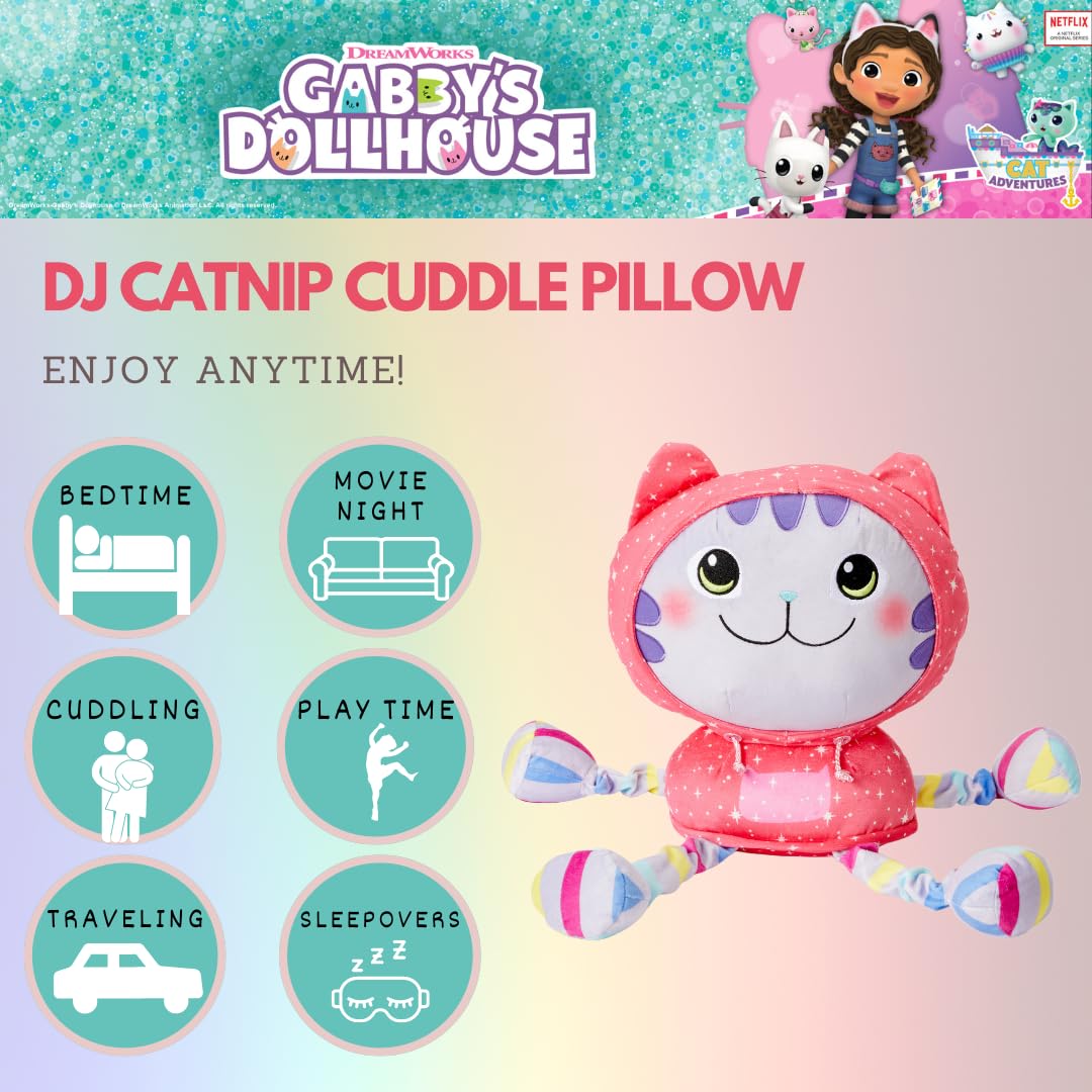 Franco DJ Catnip with rainbow pants ready for imaginative playtime.