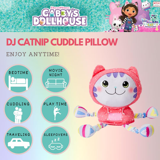 Franco DJ Catnip with rainbow pants ready for imaginative playtime.