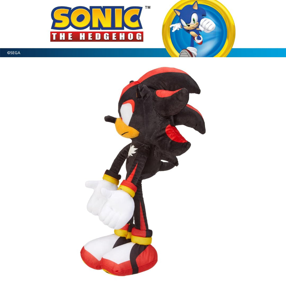 Franco Shadow Hedgehog plush with red-striped shoes adds style.