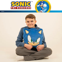 Sonic Plush Pillow by Franco, a cuddly companion for gaming and lounging.