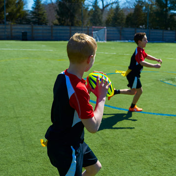 Franklin Sports Probrite mini football for kids supports easy practice