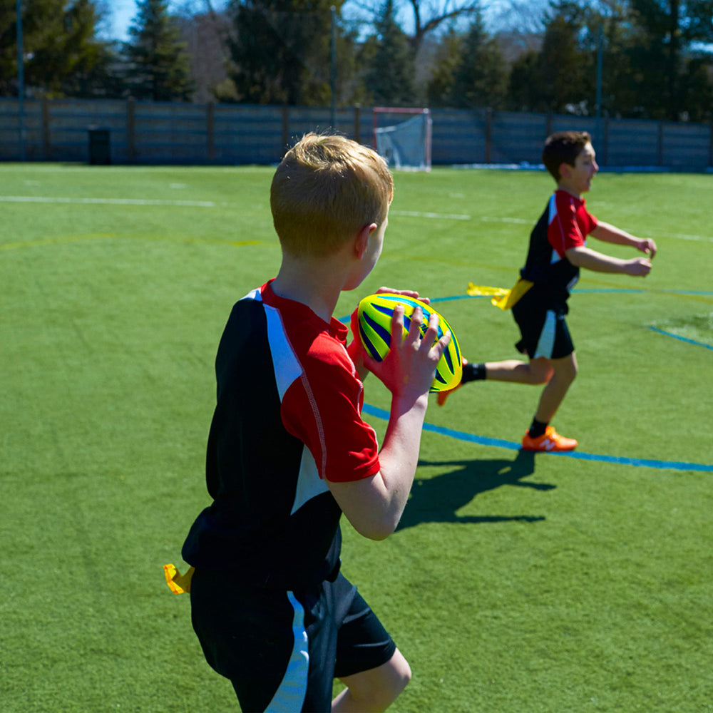 Franklin Sports Probrite mini football for kids supports easy practice