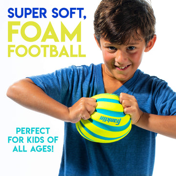 Franklin Sports spiral-foam football grip improves throwing accuracy