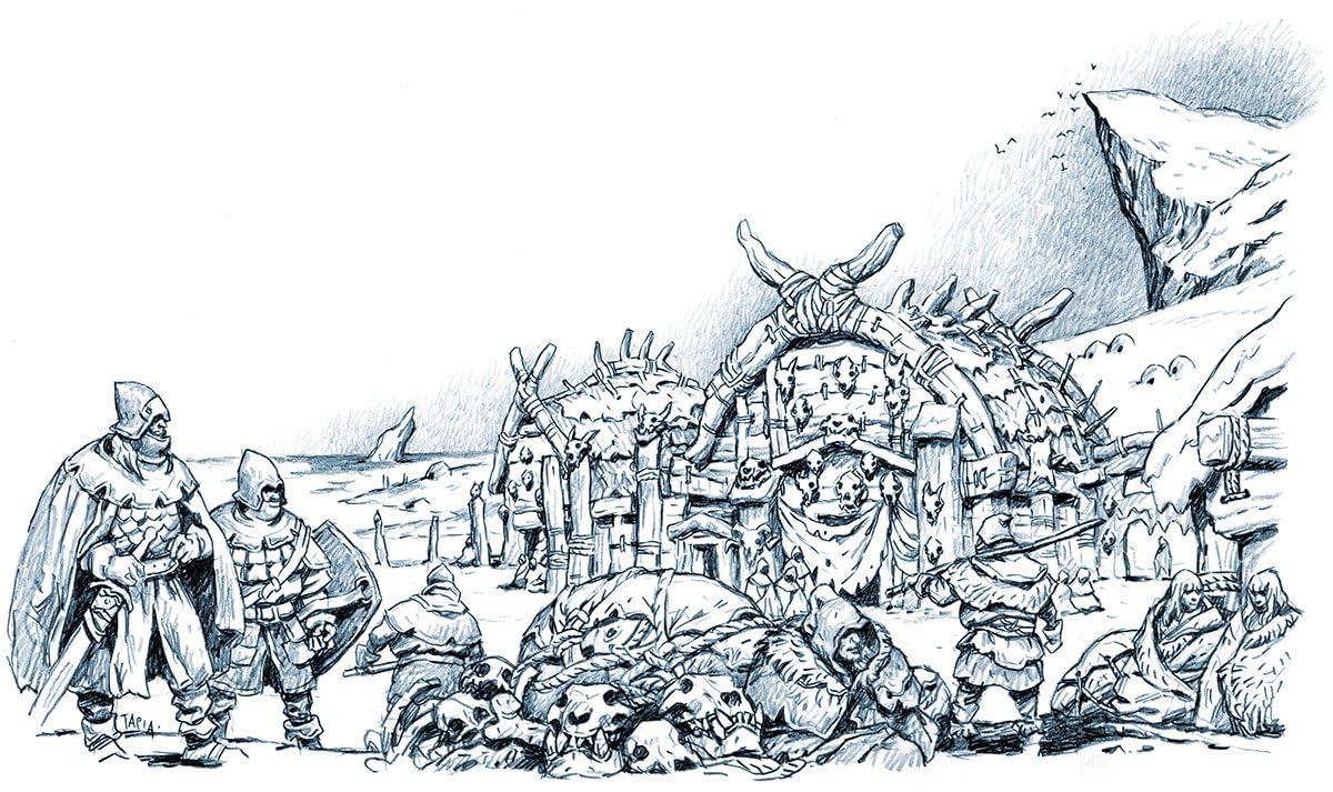 Free League Bitter Reach frost dragon artwork highlights high-stakes battles.