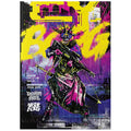 Free League CY_BORG Core Rulebook hardback purple cover enhances tabletop presence.